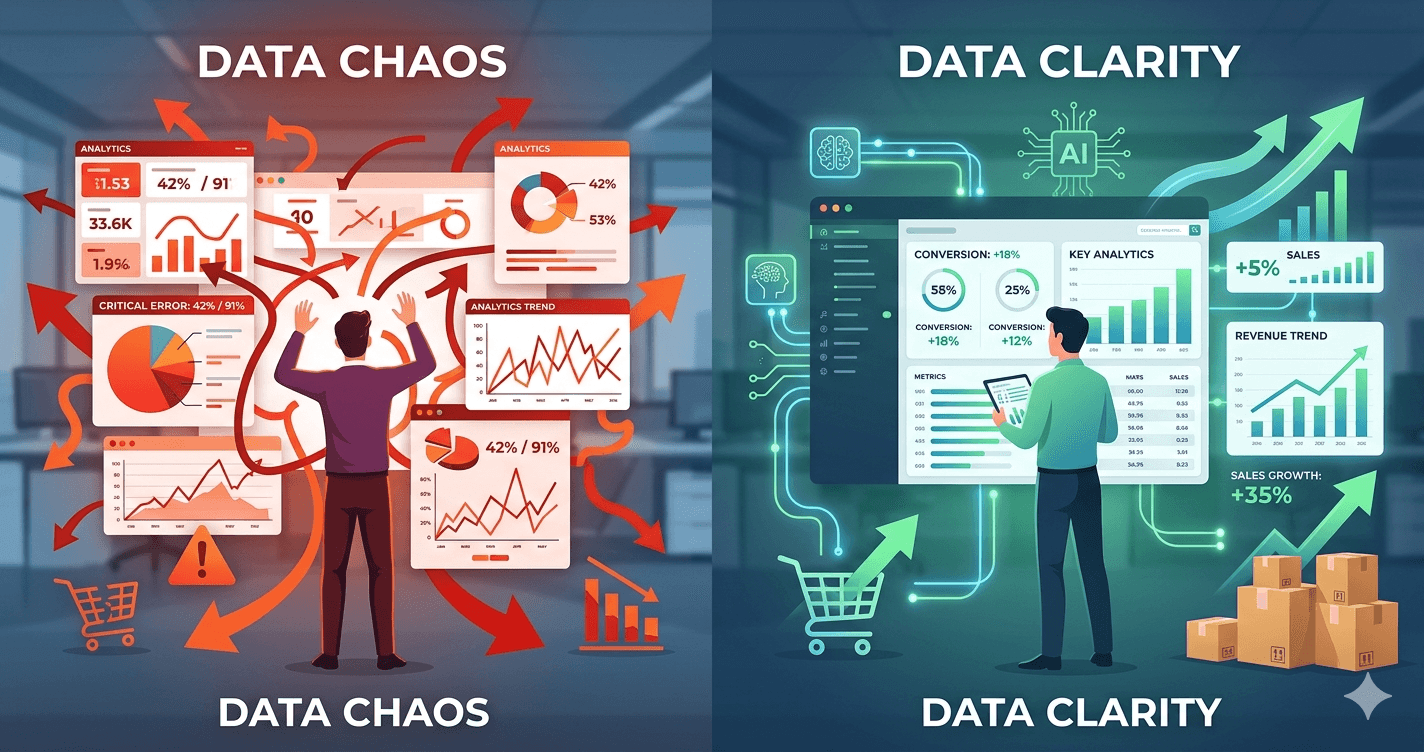 The Hidden Data Gaps Killing E-commerce Growth: Why Shopify Analytics and Google Analytics Aren't Enough in 2026
