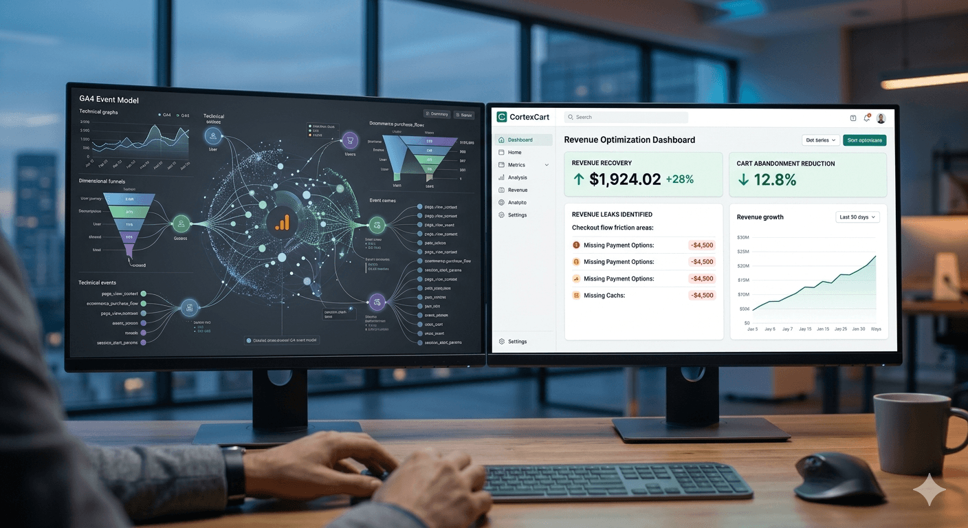 CortexCart Insight Dashboard vs. GA4: Which Tool Actually Drives Store Growth?